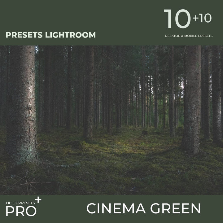 CINEMATIC GREEN 2024 - Lightroom Presets