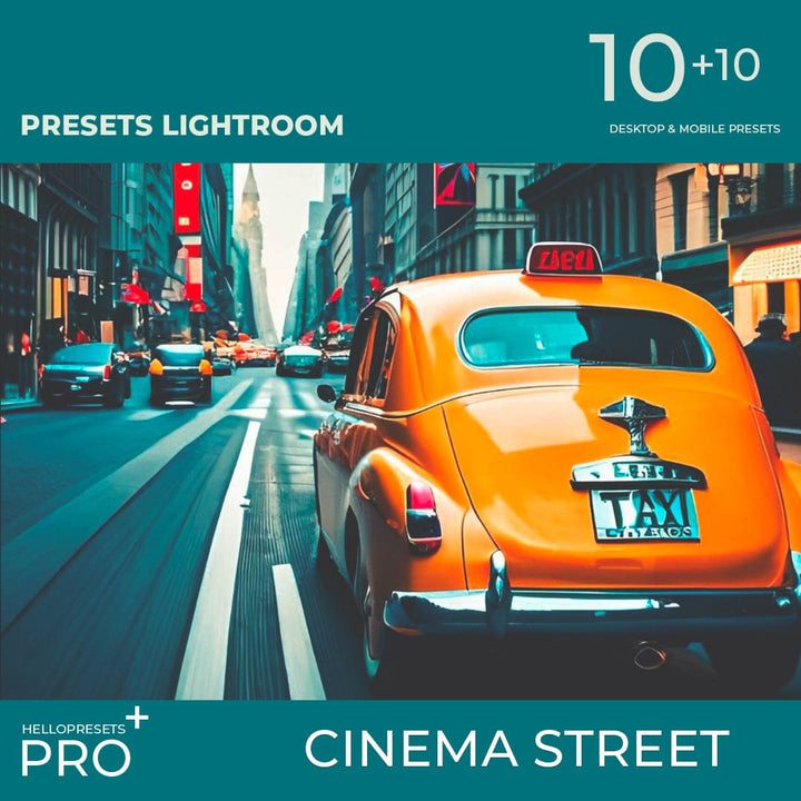 CINEMATIC STREET 2024 - Lightroom Presets